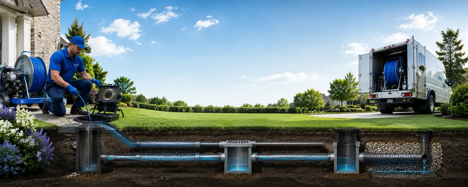 Outdoor drain cleaning information for North Bethesda, MD